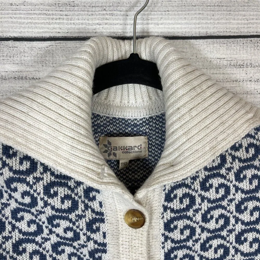 Gakkard Collections Kids Knit Sweater Wool Mix Coat Sz 110/5